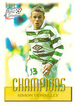 Simon Donnelly Celtic Glasgow 1999 Futera Fans' Selection #88